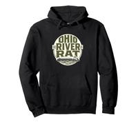 Ohio River Rat Remorqueur Péniche Deckhand River Town Pride Sweat à Capuche