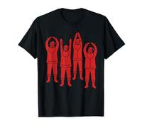 Ohio Santa Claus Christmas Minimalist Holiday Graphic Art T-Shirt
