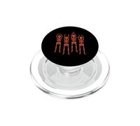 Ohio Skeleton Halloween Illustration Minimalist Graphic PopSockets PopGrip pour MagSafe