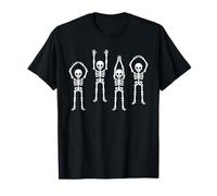 Ohio Skeleton Halloween Illustration Minimalist Graphic T-Shirt
