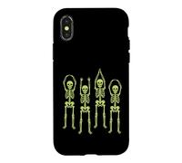 Ohio Skeleton Halloween Retro Vintage Aesthetic Graphic Coque pour iPhone X/XS