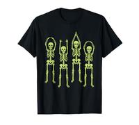Ohio Skeleton Halloween Retro Vintage Aesthetic Graphic T-Shirt