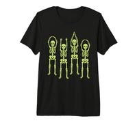 Ohio Skeleton Halloween Retro Vintage Aesthetic Graphic T-Shirt Haut de Gamme