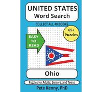 Ohio Word Search Puzzle Book: Historical Cities and Towns of the Buckeye State in Easy to Read Print! (Part of a Collection of ALL 50 states in 40 books) Collector’s Edition!