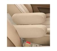 Ohleats Lot de 2 housses d'accoudoir de siège avant de voiture, confortables pour accoudoirs, paire d'accoudoirs de rechange pour camions, SUV et camionnettes, accessoires de voiture (beige)