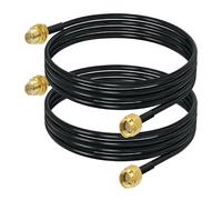 Ohling 2 Stück Câble SMA 3 m Rallonge Antenne, Adaptateur de SMA Mâle à Femelle, RG174 Verlängerungskabel Câble d'Extension Kompatibel mit 4G LTE Router Gateway Modem Mobiler Mobilfunkempfänger