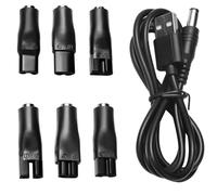 Ohling 5V Chargeur de Rasoir Câble Universel USB C, 7Pcs d'adaptateur d'alimentation de Rechange pour Chargeur Compatible avec les Rasoirs pour Remington Braun, pour Divers Tondeuse Cheveux/Épilateur