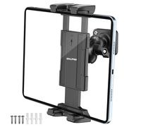 OHLPRO Support Mural Tablette Murale iPad avec Bras de Réglage de 5.5 cm pour Mur Cuisine Salle de Bain, Compatible avec 5" - 13" iPad Pro Mini Air iPhone Galaxy Tab S9 Kindle Switch Réglage à 360°