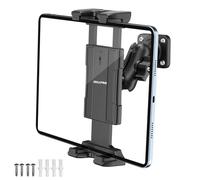 OHLPRO Support Mural Tablette Murale iPad avec Bras de Réglage de 7 cm pour Mur Cuisine Salle de Bain, Compatible avec 5" - 13" iPad Pro Mini Air iPhone Galaxy Tab S9 Kindle Switch Réglage à 360°