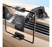 OHLPRO Support Tablette Voiture Camion Tableau de Bord Pare-Brise, Support iPad Voiture Pivotant à 360° avec Bras Long & Ventouse Puissante, Support Tablette pour iPad Pro 12.9 Mini Galaxy Tab 4,7-13"