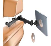 OHLPRO Support Tablette Voiture Magnétique [Bras Extensible Métal + Puissant Magnétisme] Support iPad Voiture Appuie-tête Rotative à 360° Porte Tablette Compatible avec Téléphones et Tablettes