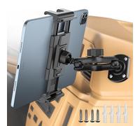 OHLPRO Support Tablette Voiture, Support ipad Voiture Universel 360° Rotatif Base Perçage+ Bras Réglable 15cm, Compatible iPad Pro/Mini Samsung 5-13" Tablettes Camion & Tableau de Bord