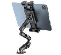 OHLPRO Support Tablette Voiture Tableau de Bord, Accroche iPad Voiture avec 5" - 13" iPad Air Pro Mini Galaxy Tab S9 Kindle Fire Switch, Idéal pour de Bord ou de Camion ou de Bureau Réglage à 360°