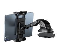 OHLPRO Support Tablette Voiture Tableau de Bord, Porte iPad Ventouse pour sur Pare-Brise Compatible avec 5" - 13" iPad Pro Mini Air iPhone Galaxy Tab S9 Kindle Switch avec Bras Télescopique Réglable