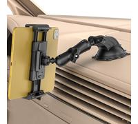 OHLPRO Support Tablette Voiture Tableau de Bord, Support iPad Bras Réglable+Ventouse Lavable Porte Tablette Voiture Universel Pare-Brise Compatible avec iPad Apple Samsung 5"-13" Tablettes Telephone