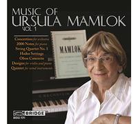 Ohlsson - Music of Ursula Mamlok Vol. 1 [Import]