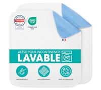 Ôhm Alèse Imperméable Lavable 70x100cm, Lot de 2 - Incontinence Adulte
