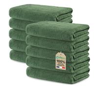Ôhm Essuie-Mains Coton 30x50 cm Vert Sapin Lot de 10