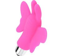 Vibromasseur clitoris doigt stimulant papillon d'ohmama - Profondeur: 40 mm, Rayon: FEMME, Couleur: Rose, Largeur: 165 mm, Longueur: 125 mm