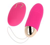 Ohmama - uf vibrant télécommande 10 vitesses rose
