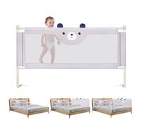 OHMG Barrière de lit 175 * 100 * 26cm,Barriere de Sécurité de lit Enfant Anti-Chute,Stable et Durable,Rail de Lit Pliable Barrière de Protection Bébé Chambre à Coucher,pour Enfants en Bas âge