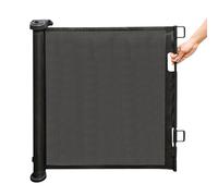 OHMG Barriere de Securite Enfant Bebe Extensible Retractable 0-150/180cm,Barrière Escalier Enfant et Chien pour Intérieur/Extérieur, Porte，Couloirs,Filet de Protection Extensible