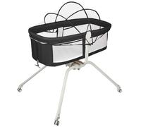 OHMG Berceau Bébé Pliable avec Matelas Moelleux, Lit de Voyage avec Inclinaison Réglable, Mode Berçant & Stationnaire, Maille Respirante,couffin bébé avec Support, Charge 9 KG, 0-6 Mois,co Dodo