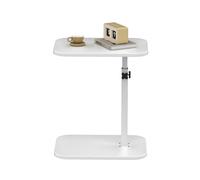 OHMG Bout de Canapé de Salon en Bambou, Table de Chevet Réglable,Table d'appoint pour Baignoire，Petite Table d'Appoint pour Salon, Chambre, Bureau