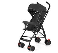OHMG Poussette pour bébé, poussette de voyage ultra compacte, petite et légère, facile à plier en 1 seconde, poussette urbaine pour bébés et enfants, spacieuse avec direction confortable