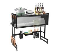 OHMG Rangement et Organisation de Cuisine - Égouttoir à Vaisselle sur Évier avec Organisateur pour Séchage