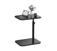 OHMG Table d’appoint, Hauteur réglable, 360 ° pivotant Bout de Canapé, C Form Tables Canapé, avec Fente pour téléphone et Tablette, Petite Table Basse pour Salon, Chambre
