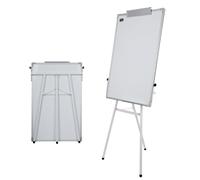 OHMG Tableau Blanc Effacable sur Pied Effacable à Sec Magnetique de chevalet, Hauteur RéGlable avec Support,Mobile Paperboard de Tableau de ConféRence (70 * 90cm-Blanc)