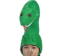 OhMill Chapeau de Sperpent pour Enfant Adulte Coiffe de Python en Peluche Chapeau d'Animal de Dessin Animé Pour Spectacles sur Scène Carnaval Spectacles Parent-Enfant Noël