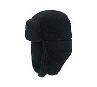 OhMill Chapka en Polaire d'hiver Chapeau de Trappeur Chapeau en Peluche Chaud Bonnet Aviateur avec Oreillettes Coup-Vent d'hiver Bonnet Épaise pour Ski Cyclisme Moto