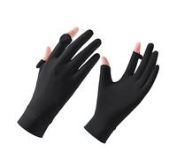 OhMill Gants de Cyclisme Été pour Femme Antidérapant Gants Anti-UV en Fil Original Respirant Frais UPF 50+ Gant à Écran Tactile Protection Solaire pour Conduite Golf Pêche Randonnée