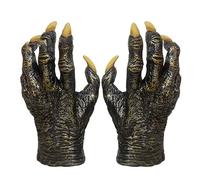 OhMill Gants de Loup-Garou Gants Monster Simulation Griffes de Monstre Gants Effrayants en Latex Déguisement d'Halloween Accessoires pour Halloween Cosplay Fête Mardi Gras