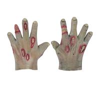 OhMill Gants de Zombie Mains de Zombie Simulation Gants de Vampire Gants Effrayants d'Halloween Mains Blessées d'Imitation pour Halloween Cosplay Mardi Gras Fête à Thème