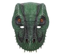 OhMill Masque de costume de dinosaure avec trous de visualisation | Masque T-Rex Tyrannosaure réaliste - Accessoire de cosplay pour carnaval, Halloween, fête à thème, anniversaire