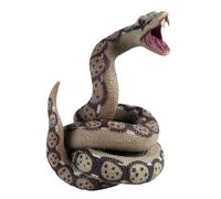 OhMill Réaliste Python Haute Simulation en Résine Synthétique - Jouet Serpent Modèle Titan pour Cadeau et Décoration d'Halloween