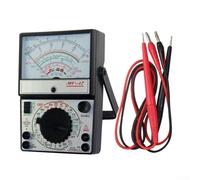 Ohmmètre analogique multimètre batterie AC DC tension avec résistance pour bouton actionné voltmètre -47 niveau audio courant noir