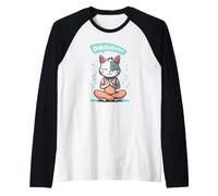 Ohmmm Yoga Chat I Méditation Détente | Chatons Manche Raglan