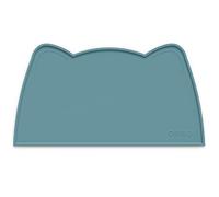 OHMO Petit Tapis Gamelle Chien et Chat, (52 * 30cm, Bleu Clair), Tapis de Plateau Gamelle de Nourriture Antidérapant pour Chat et Chien