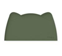 OHMO Petit Tapis Gamelle Chien et Chat, (52 * 30cm, Camouflage Vert), Tapis de Plateau Gamelle de Nourriture Antidérapant pour Chat et Chien