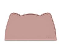 OHMO Petit Tapis Gamelle Chien et Chat, (52 * 30cm, Rose Corail), Tapis de Plateau Gamelle de Nourriture Antidérapant pour Chat et Chien