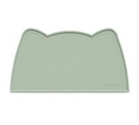 OHMO Petit Tapis Gamelle Chien et Chat(52 * 30cm), Tapis de Plateau Gamelle de Nourriture Antidérapant pour Chat et Chien