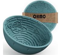 OHMO Tapis de Léchage Chien, Gamelle Anti-Glouton pour Chien et Chat, Tapis de Léchage avec Motif Étoilé pour Soulagement de l'Anxiété & Alimentation Lente, en Silicone Alimentaire, Bleu Clairs