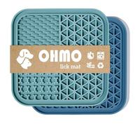 OHMO Tapis de Léchage Chien, Tapis de lechage pour Chiot Chat(2 Paires), pour soulager l'anxiété de l'animal, Silicone de qualité Alimentaire