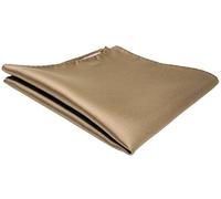 ohne Markenname TigerTie - pochette brun doré unicolor - tissu 100% Polyester