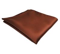 ohne Markenname TigerTie pochette brun rouge-brun unicolor - tissu Polyester