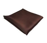 ohne Markenname TigerTie pochette en brun foncé unicolor - tissu 100% Polyester
